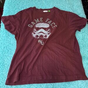 FSU Stormtrooper Game Face Maroon Graphic T-Shirt Men's Large